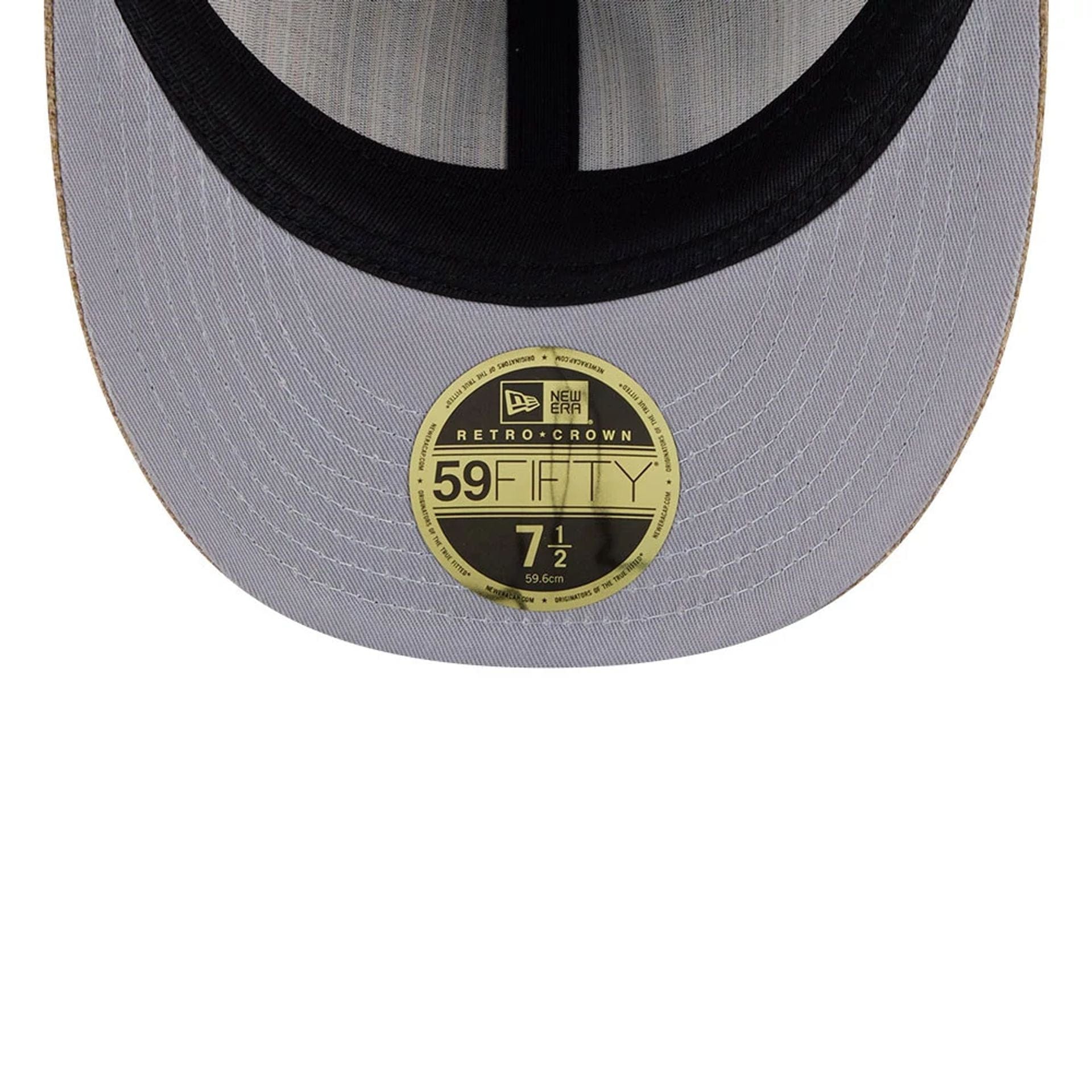 Houston Astros MLB Vintage Tweed Open Blue Retro Crown 59FIFTY Fitted Cap