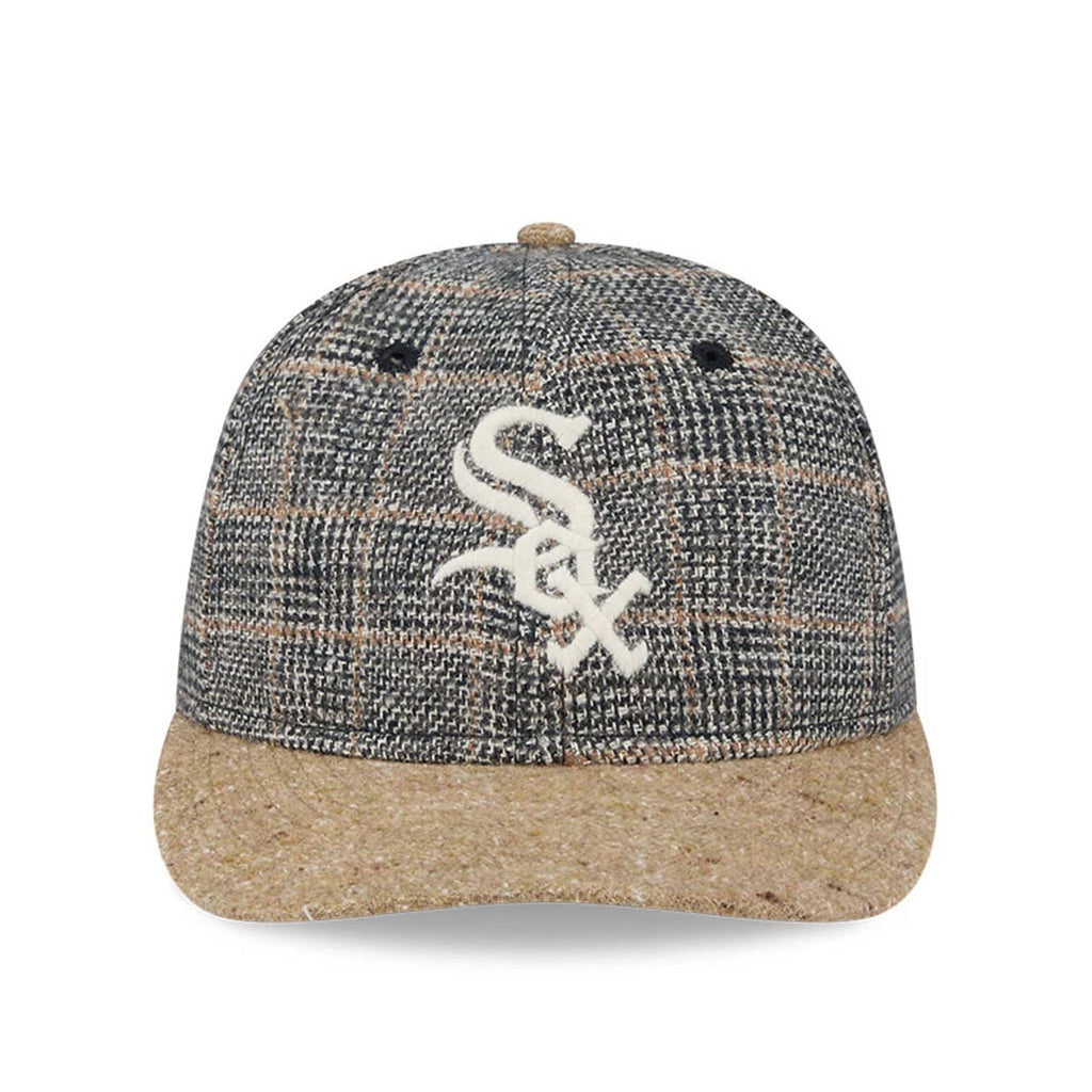 Chicago White Sox MLB Vintage Tweed Open Blue Retro Crown 59FIFTY Fitted Cap