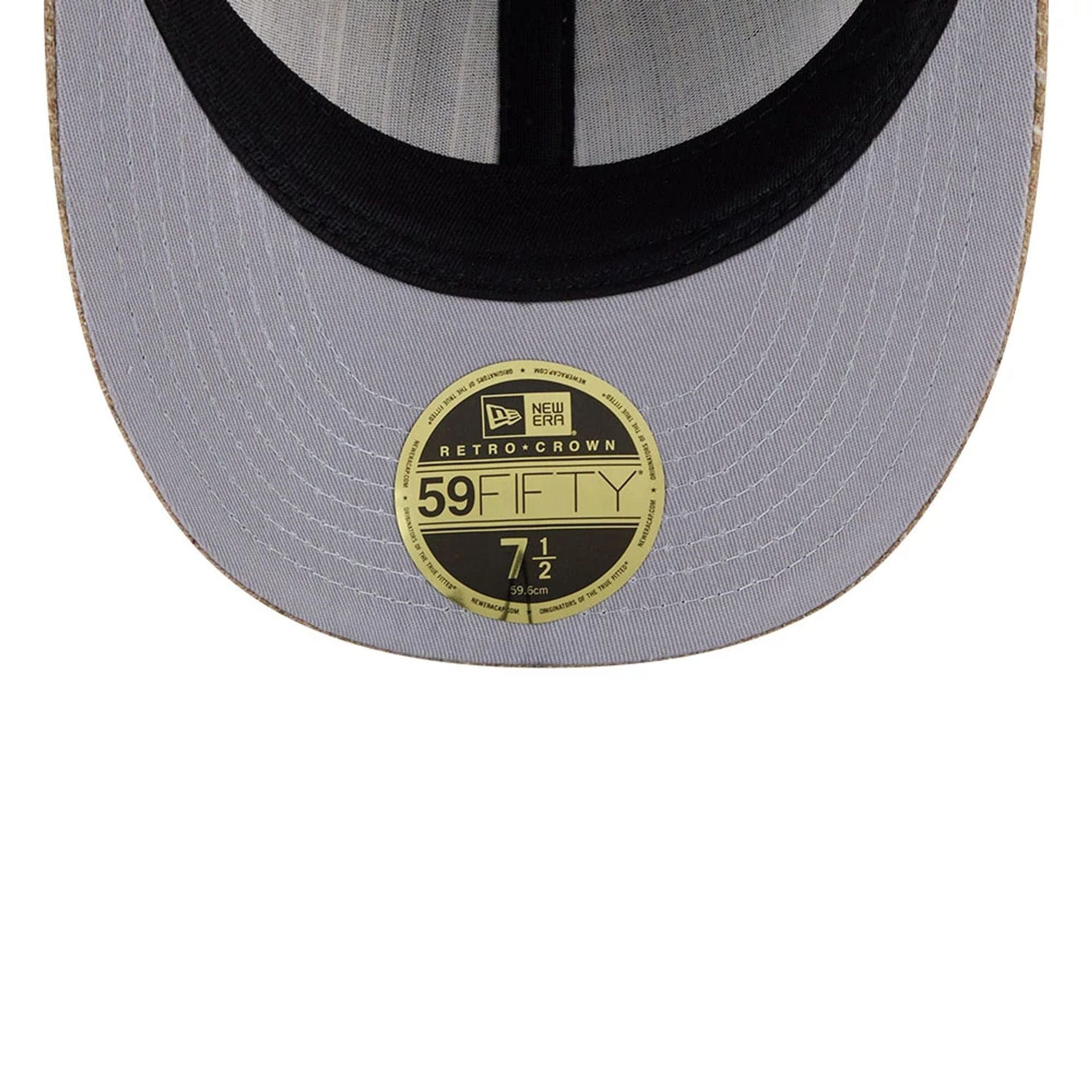 Chicago White Sox MLB Vintage Tweed Open Blue Retro Crown 59FIFTY Fitted Cap