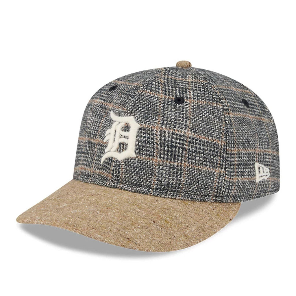 Detroit Tigers MLB Vintage Tweed Open Blue Retro Crown 59FIFTY Fitted Cap