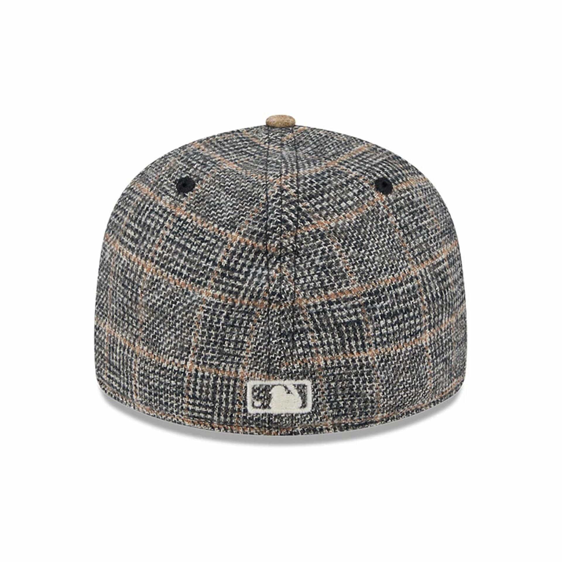 Detroit Tigers MLB Vintage Tweed Open Blue Retro Crown 59FIFTY Fitted Cap