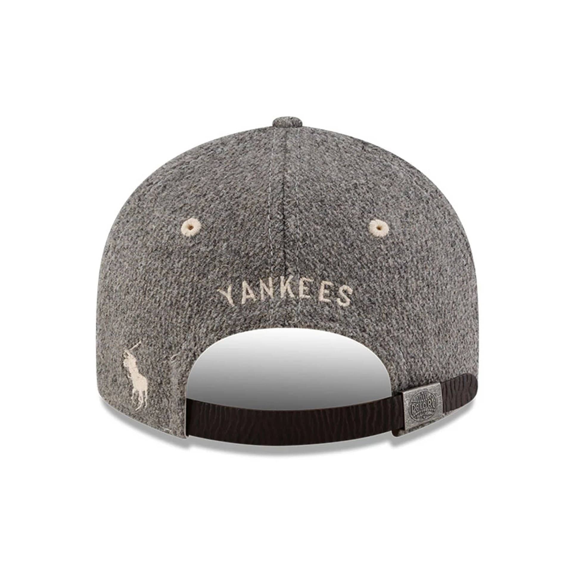 Yankees Ralph Lauren x MLB Grey Retro Crown 9FIFTY Adjustable Cap