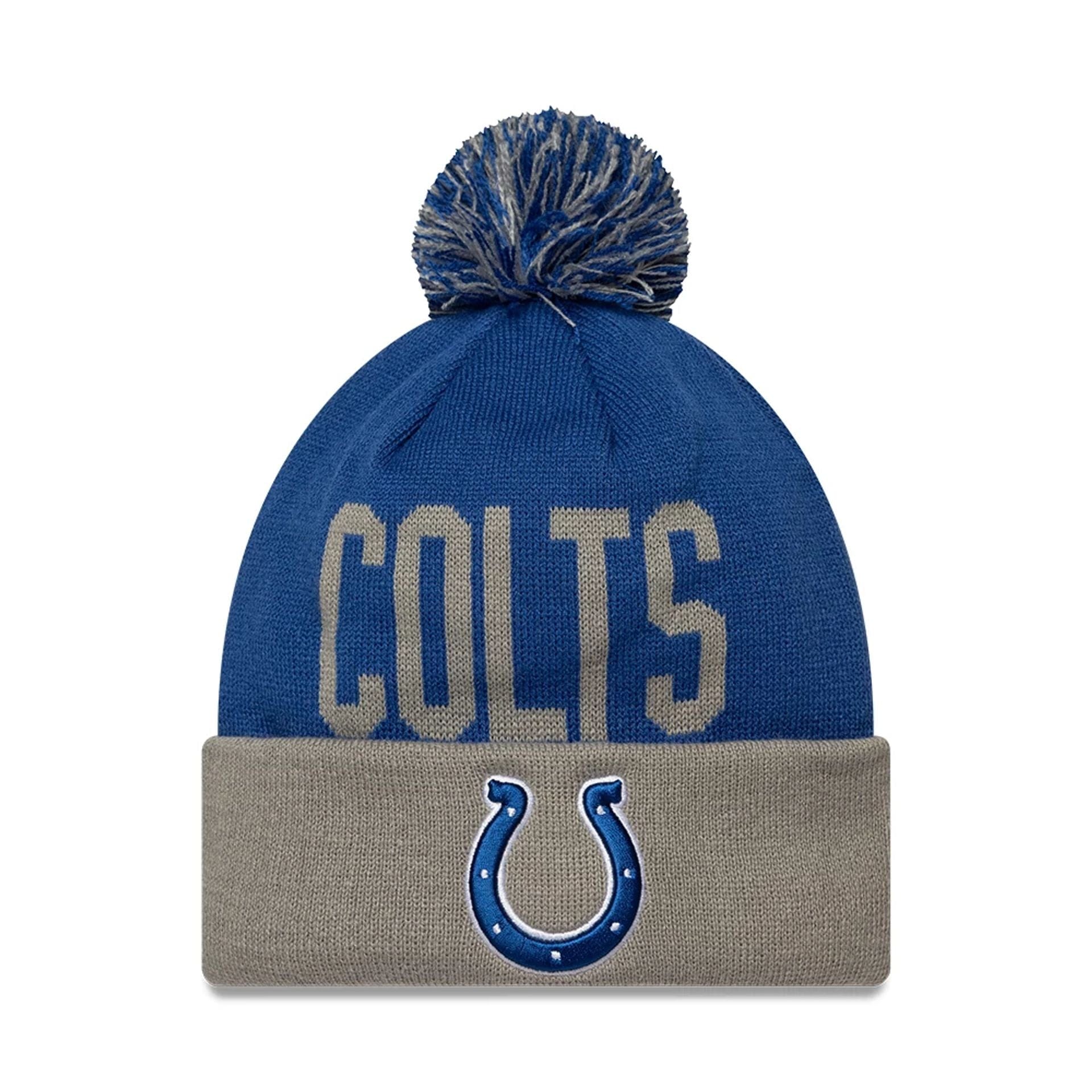Indianapolis Colts NFL Berlin Game 2025 Blue Cuff Knit Beanie Hat