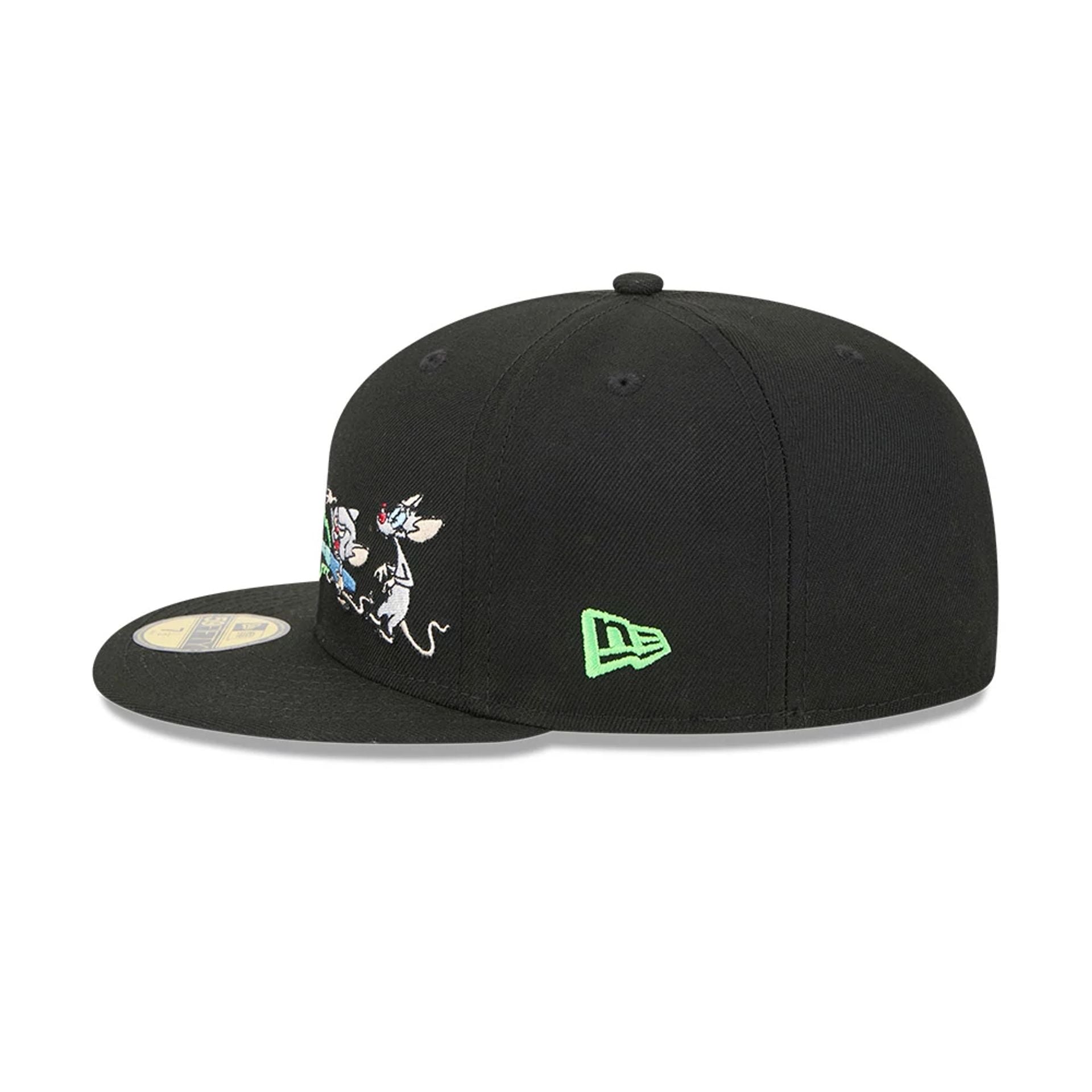 Pinky And The Brain Black 59FIFTY Fitted Cap