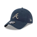 Atlanta Braves MLB Quilted Navy 9TWENTY Adjustable Cap