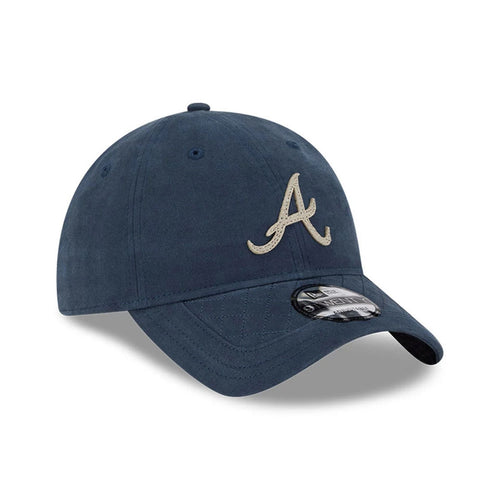 Atlanta Braves MLB Quilted Navy 9TWENTY Adjustable Cap