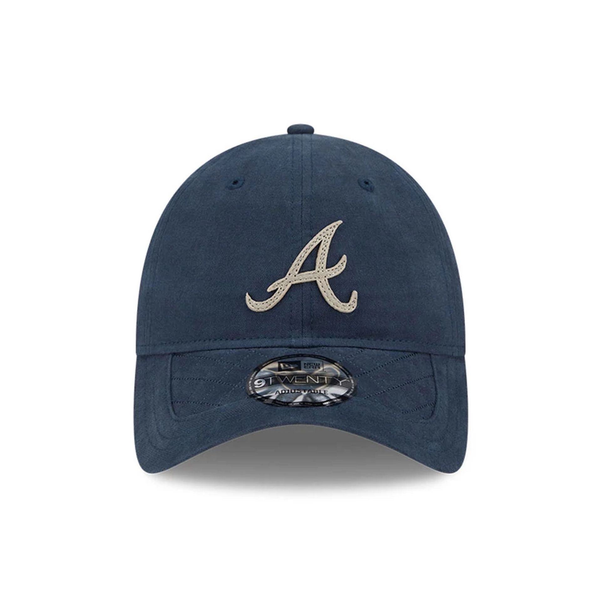 Atlanta Braves MLB Quilted Navy 9TWENTY Adjustable Cap