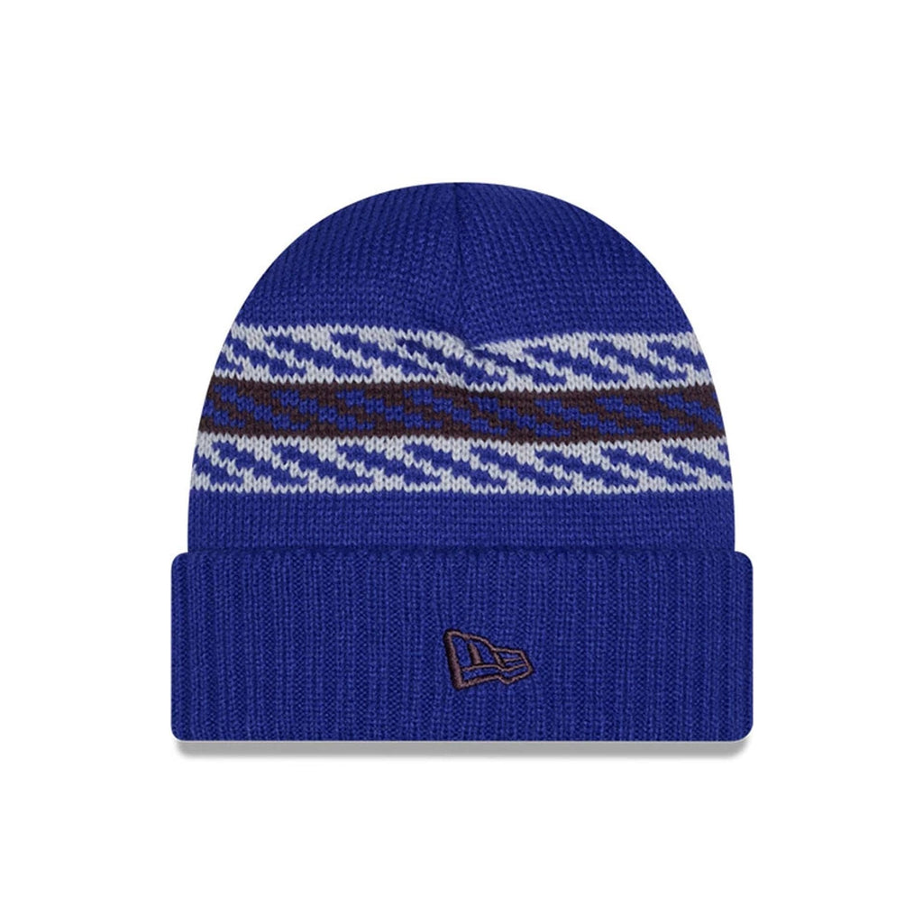 LA Dodgers MLB Quilted Dark Blue Cuff knit Beanie Hat