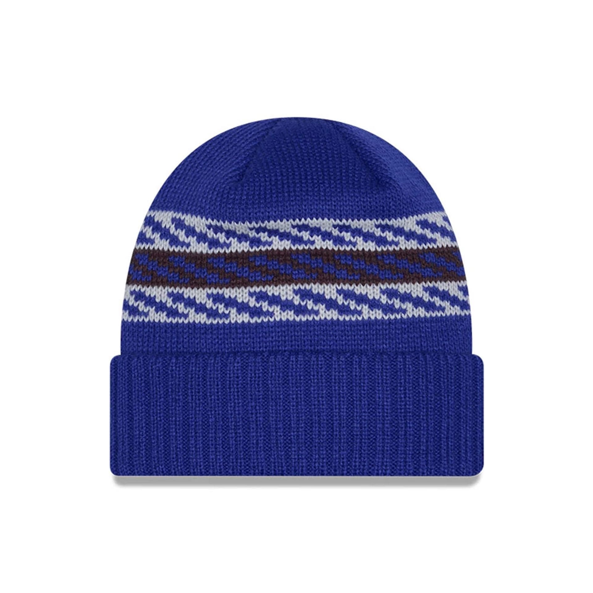 LA Dodgers MLB Quilted Dark Blue Cuff knit Beanie Hat