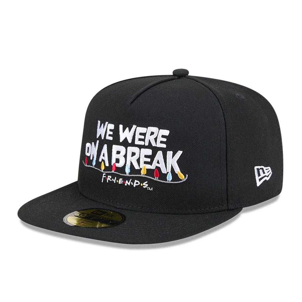 Friends We Were On A Break Black 59FIFTY A-Frame Fitted Cap