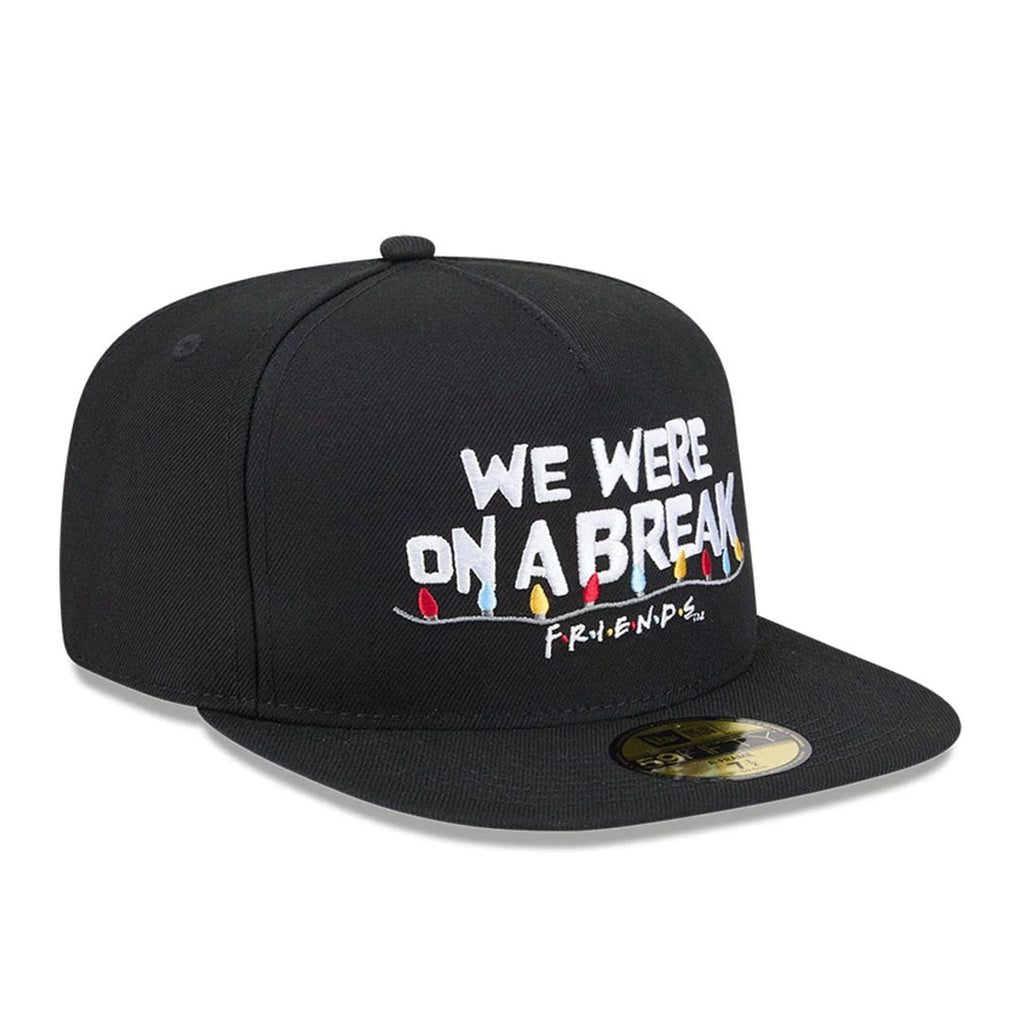 Friends We Were On A Break Black 59FIFTY A-Frame Fitted Cap