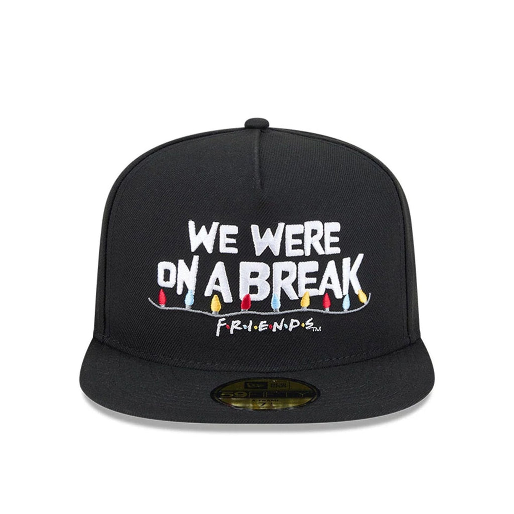 Friends We Were On A Break Black 59FIFTY A-Frame Fitted Cap