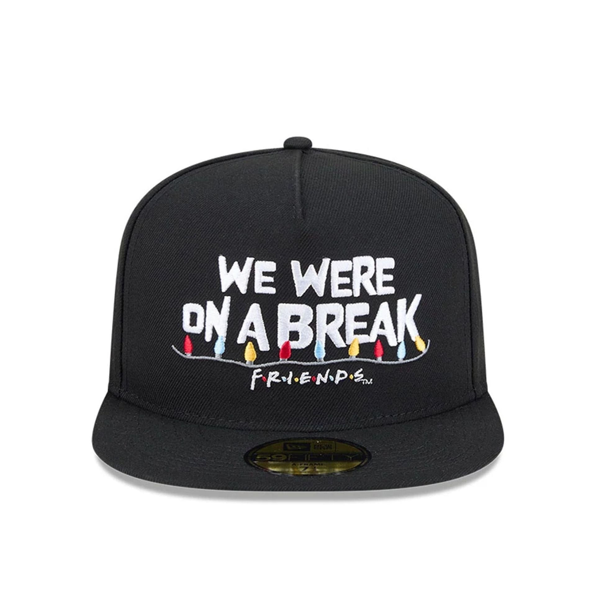 Friends We Were On A Break Black 59FIFTY A-Frame Fitted Cap
