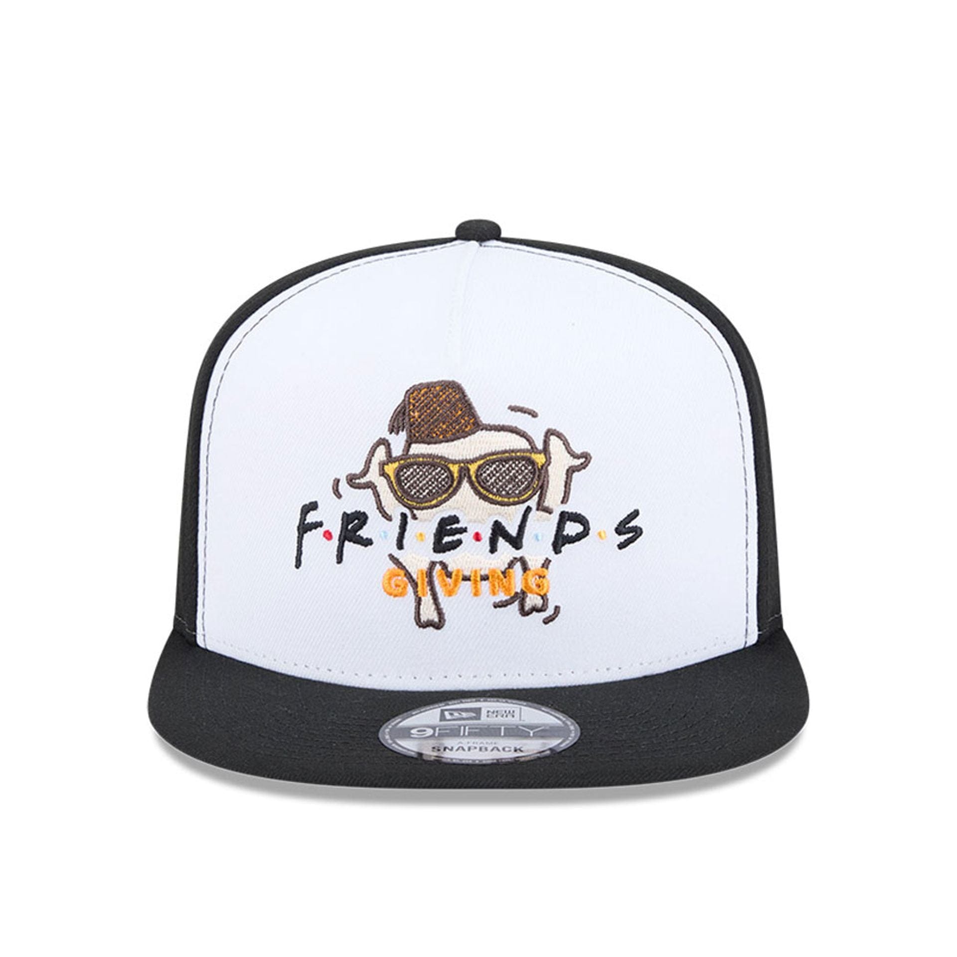Friends Giving Black 9FIFTY A-Frame Snapback Adjustable Cap
