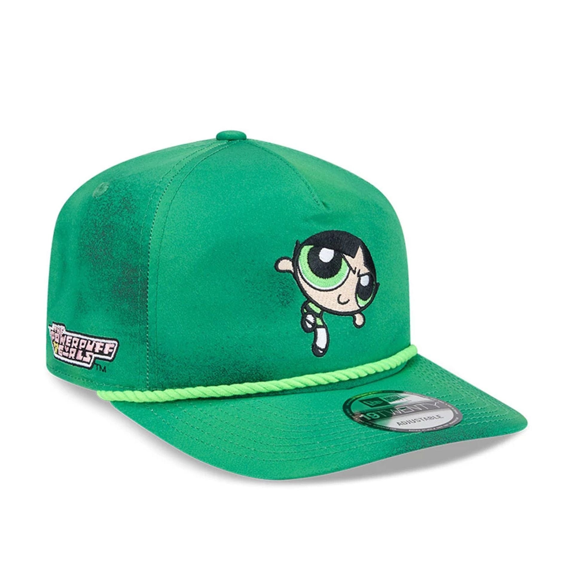 Power Puff Girls Buttercup Bright Green 19TWENTY Adjustable Cap