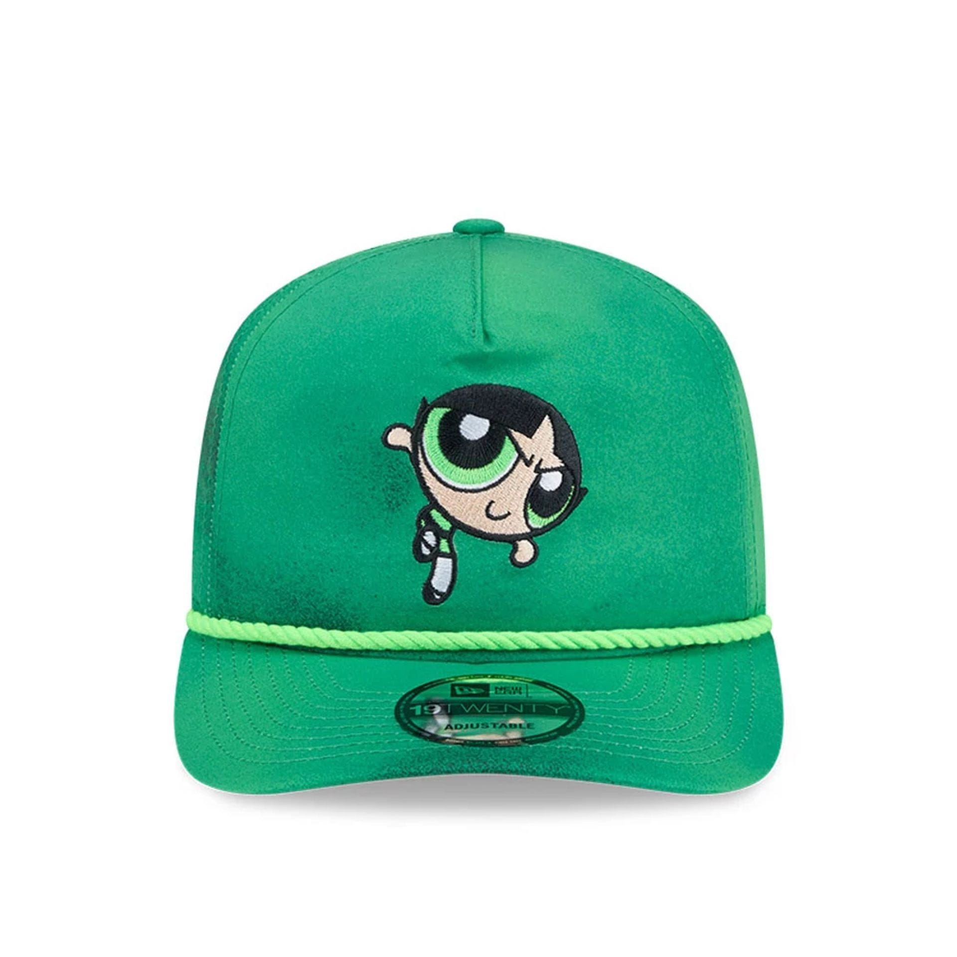 Power Puff Girls Buttercup Bright Green 19TWENTY Adjustable Cap