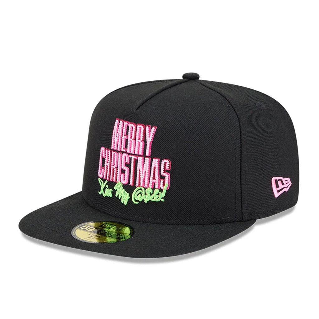 National Lampoons Christmas Vacation Black 59FIFTY A-Frame Fitted Cap