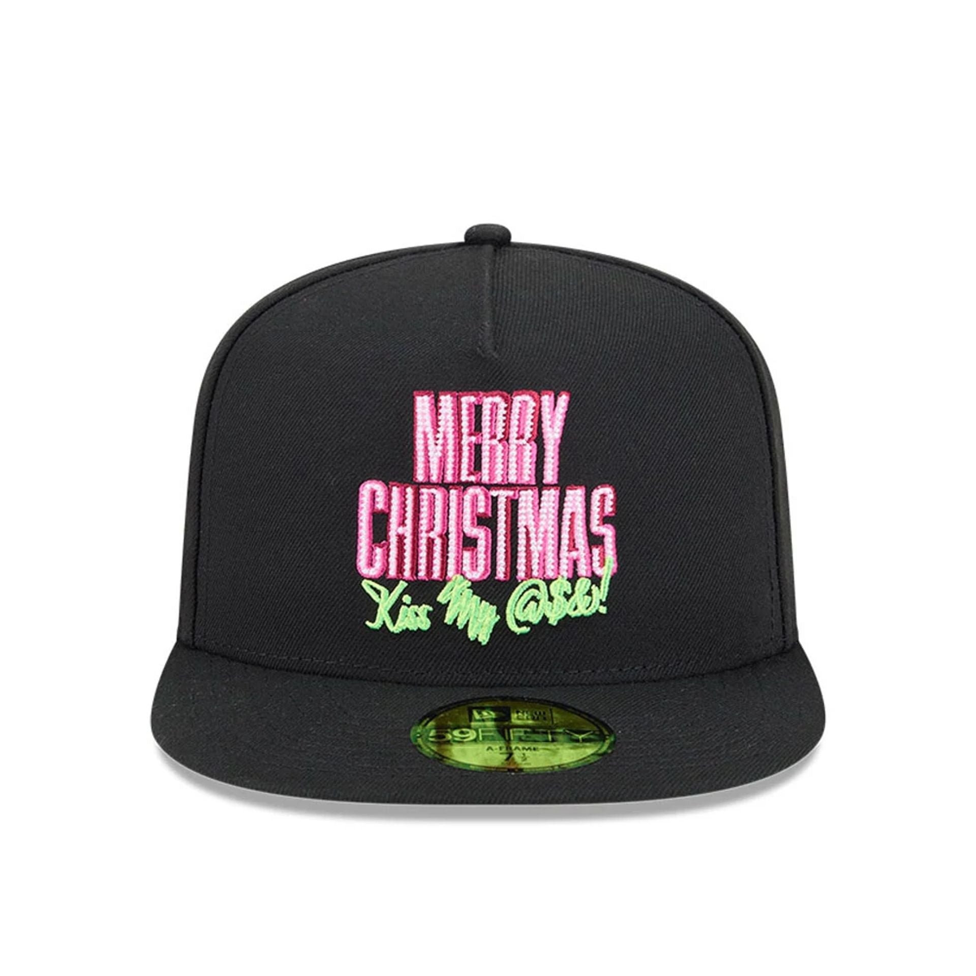 National Lampoons Christmas Vacation Black 59FIFTY A-Frame Fitted Cap