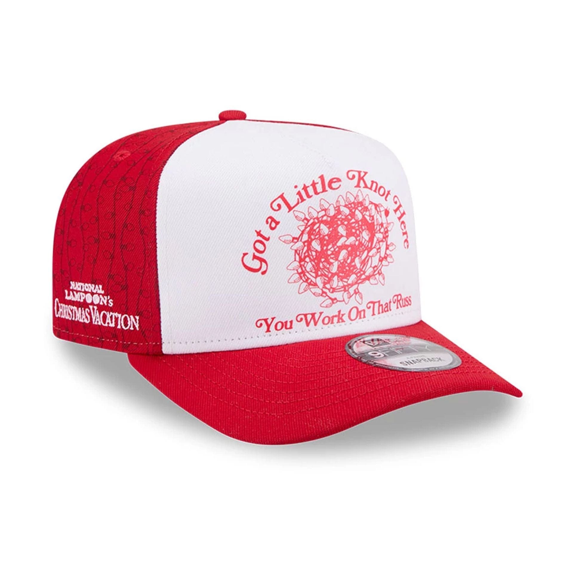National Lampoons Christmas Red 9FIFTY A-Frame Snapback Adjustable Cap
