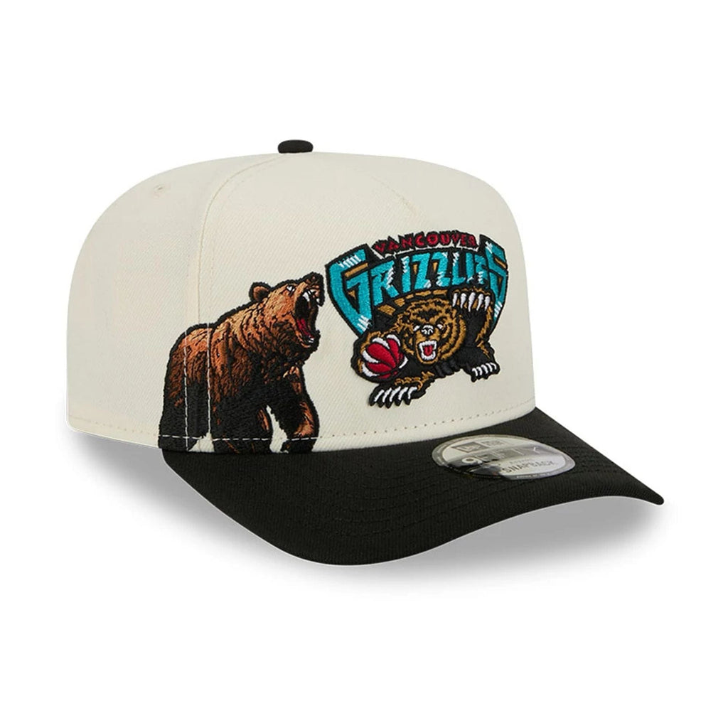 Vancouver Grizzlies NBA Black 9FIFTY A-Frame Snapback Adjustable Cap