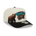 Vancouver Grizzlies NBA Black 9FIFTY A-Frame Snapback Adjustable Cap