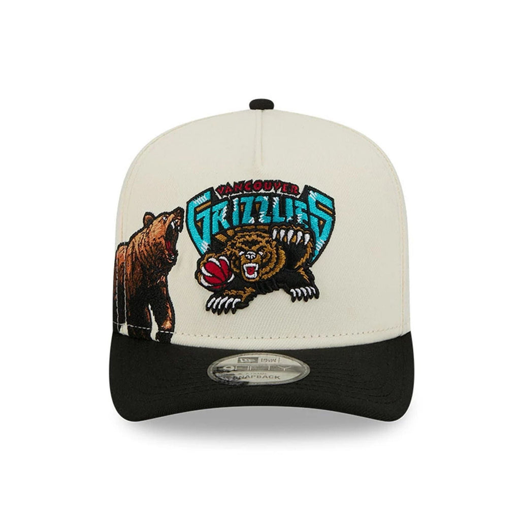 Vancouver Grizzlies NBA Black 9FIFTY A-Frame Snapback Adjustable Cap