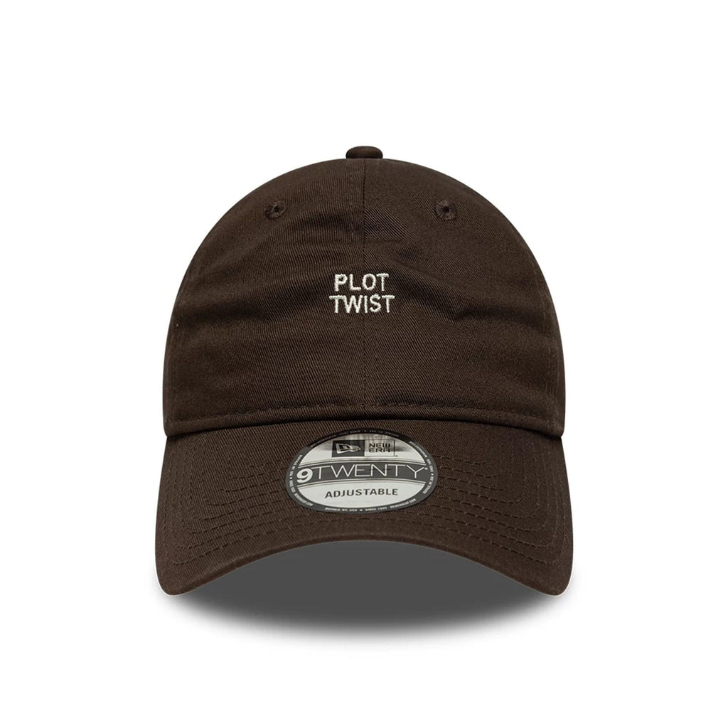 New Era Slogan Plot Twist Dark Brown 9TWENTY Adjustable Cap