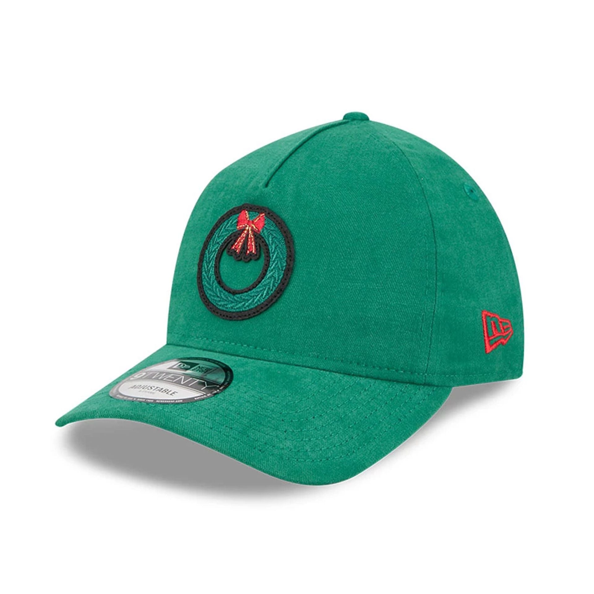 New Era Holiday Essentials Green 9TWENTY A-Frame Adjustable Cap