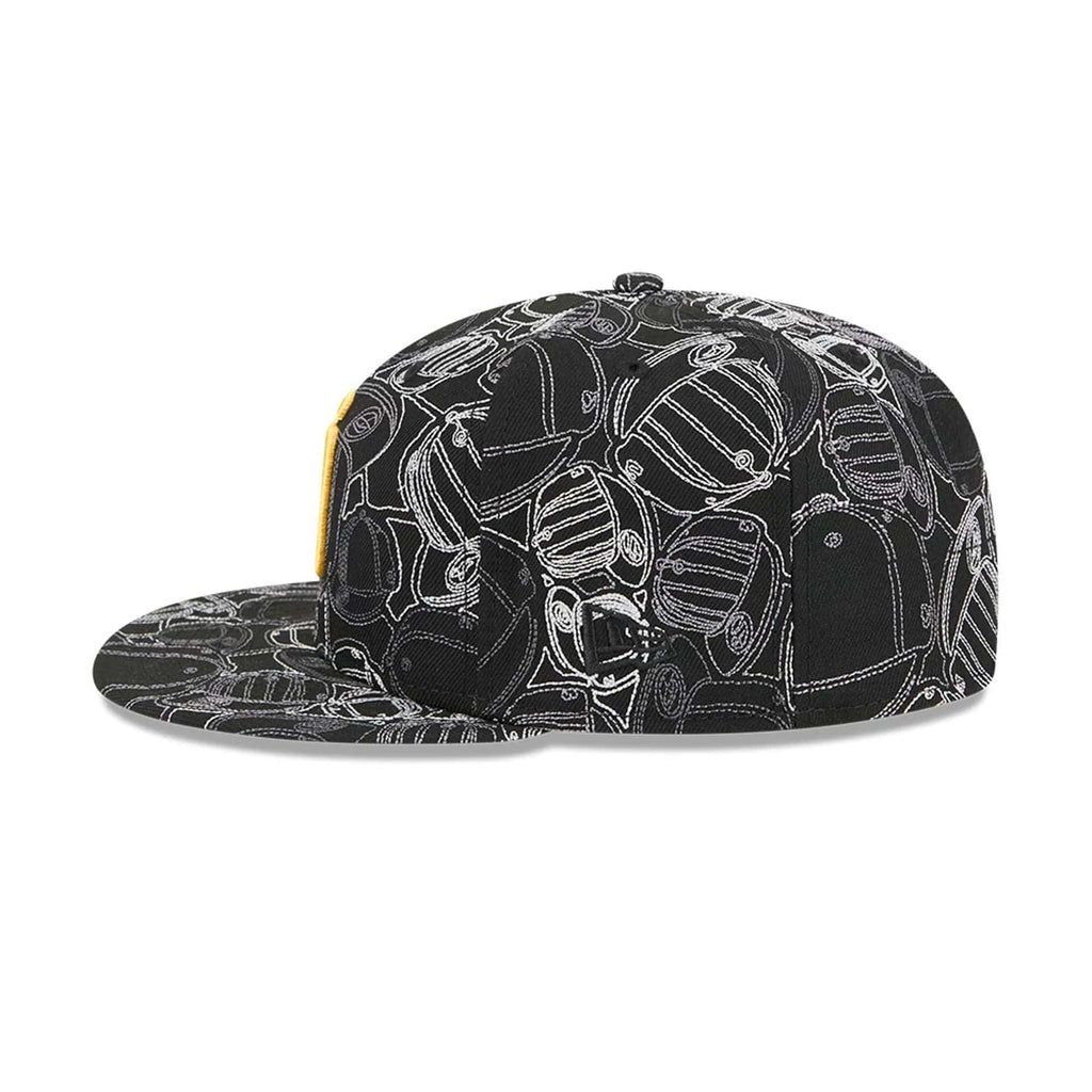 San Diego Padres MLB Cap Scramble Black 59FIFTY Fitted Cap
