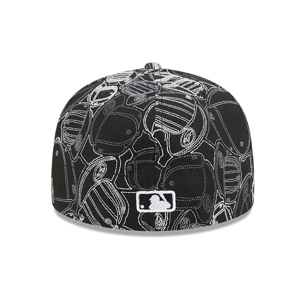 San Diego Padres MLB Cap Scramble Black 59FIFTY Fitted Cap