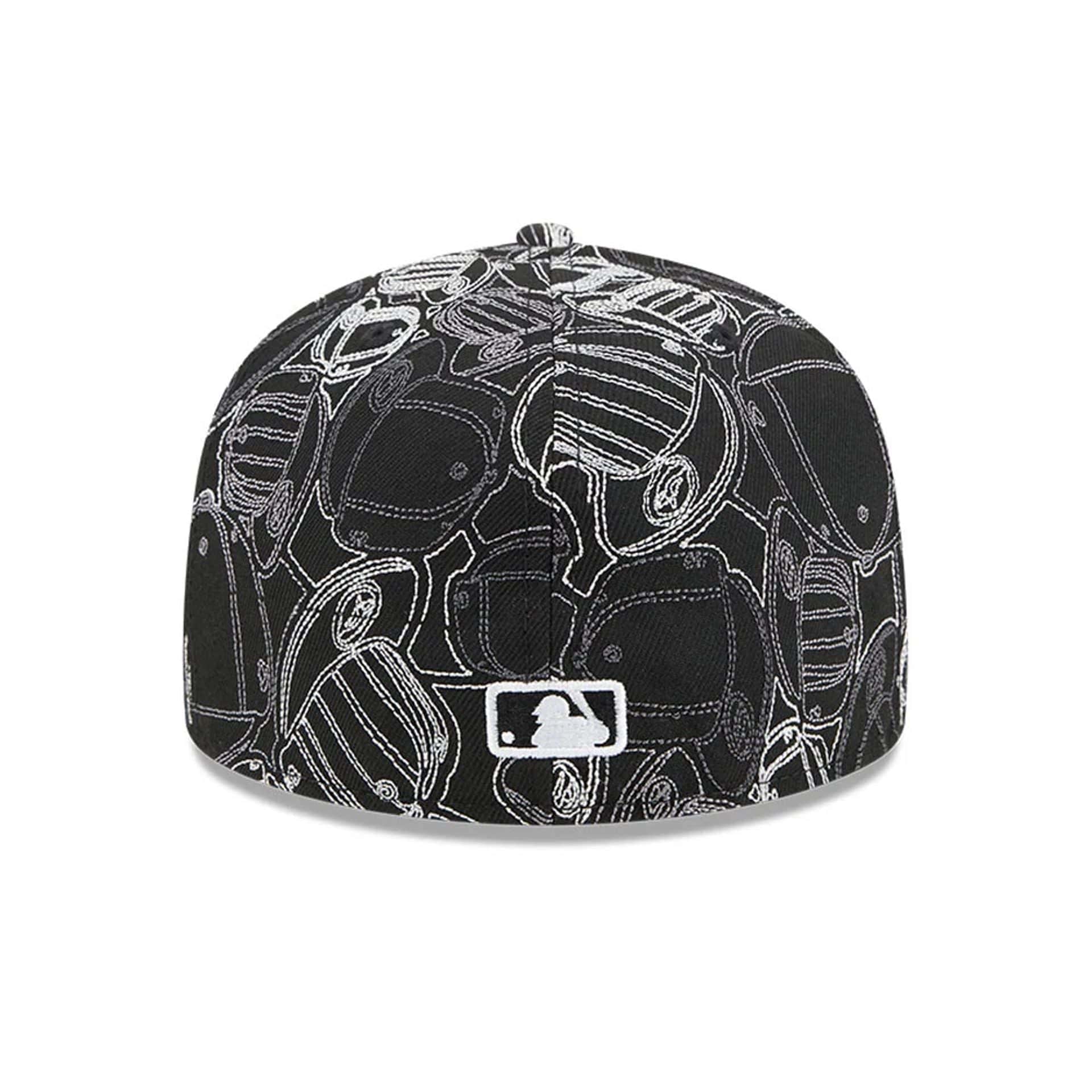 San Diego Padres MLB Cap Scramble Black 59FIFTY Fitted Cap