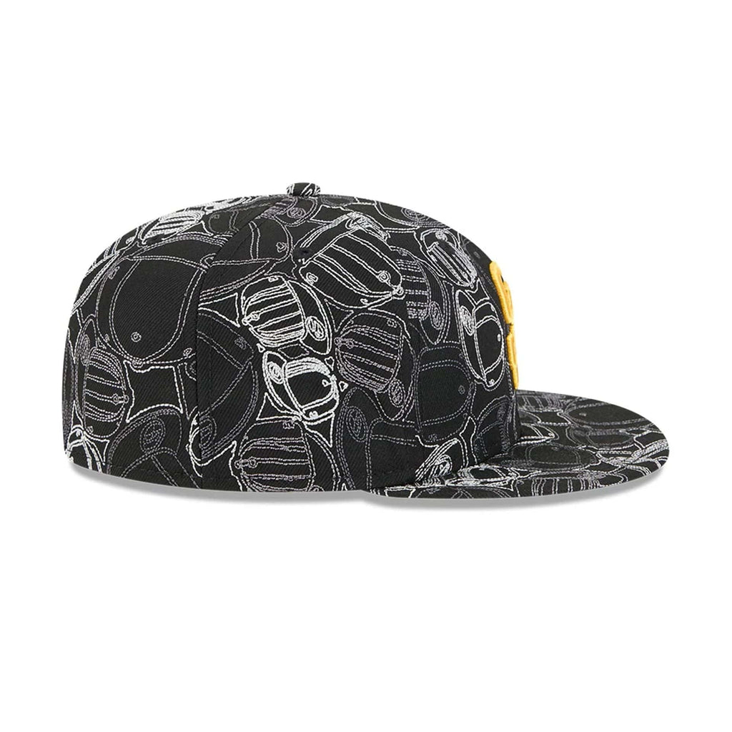 San Diego Padres MLB Cap Scramble Black 59FIFTY Fitted Cap