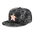 Houston Astros MLB Cap Scramble Black 59FIFTY Fitted Cap
