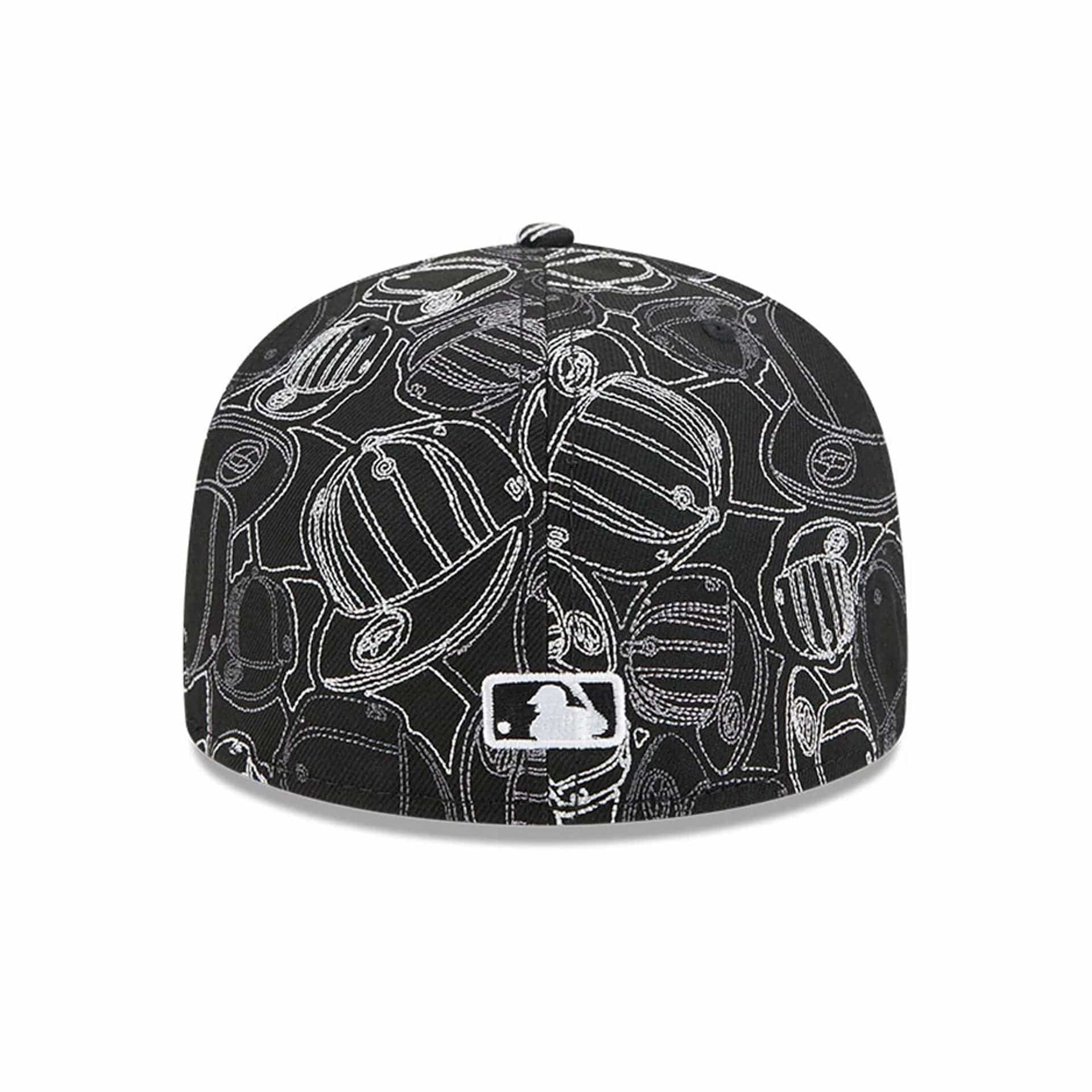 Houston Astros MLB Cap Scramble Black 59FIFTY Fitted Cap