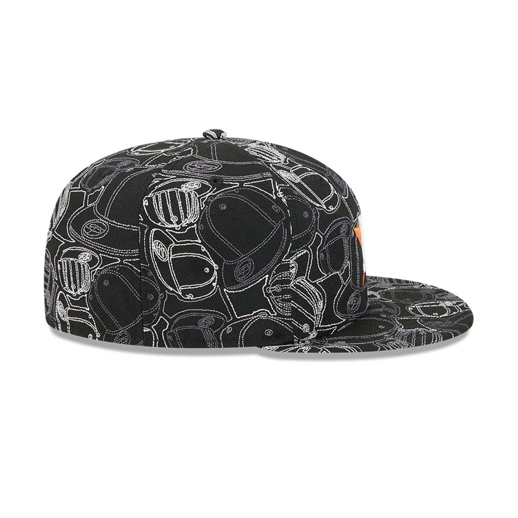 Houston Astros MLB Cap Scramble Black 59FIFTY Fitted Cap