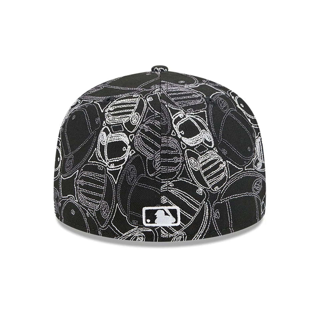 LA Dodgers MLB Cap Scramble Black 59FIFTY Fitted Cap