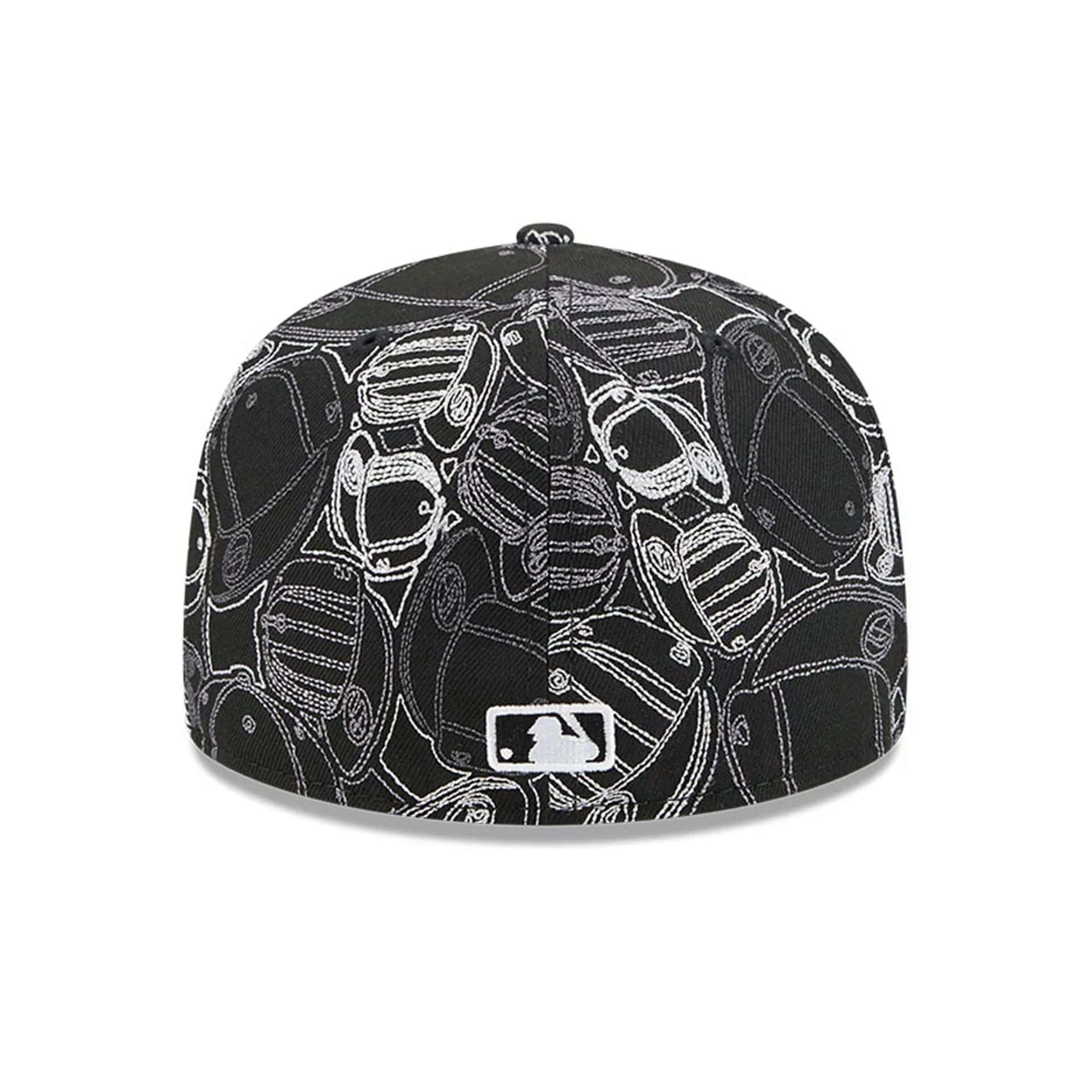 LA Dodgers MLB Cap Scramble Black 59FIFTY Fitted Cap