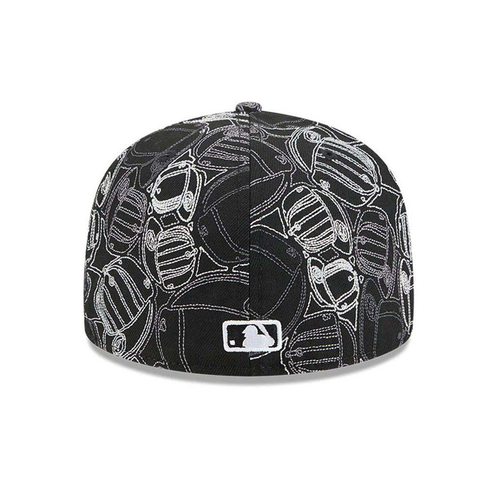 New York Mets MLB Cap Scramble Black 59FIFTY Fitted Cap