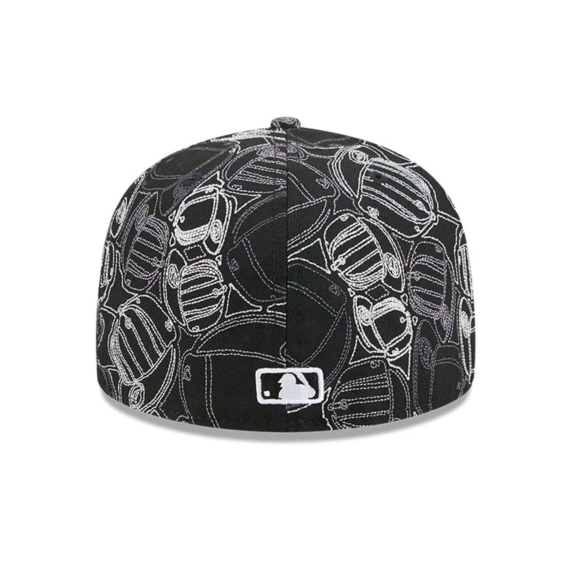 New York Mets MLB Cap Scramble Black 59FIFTY Fitted Cap
