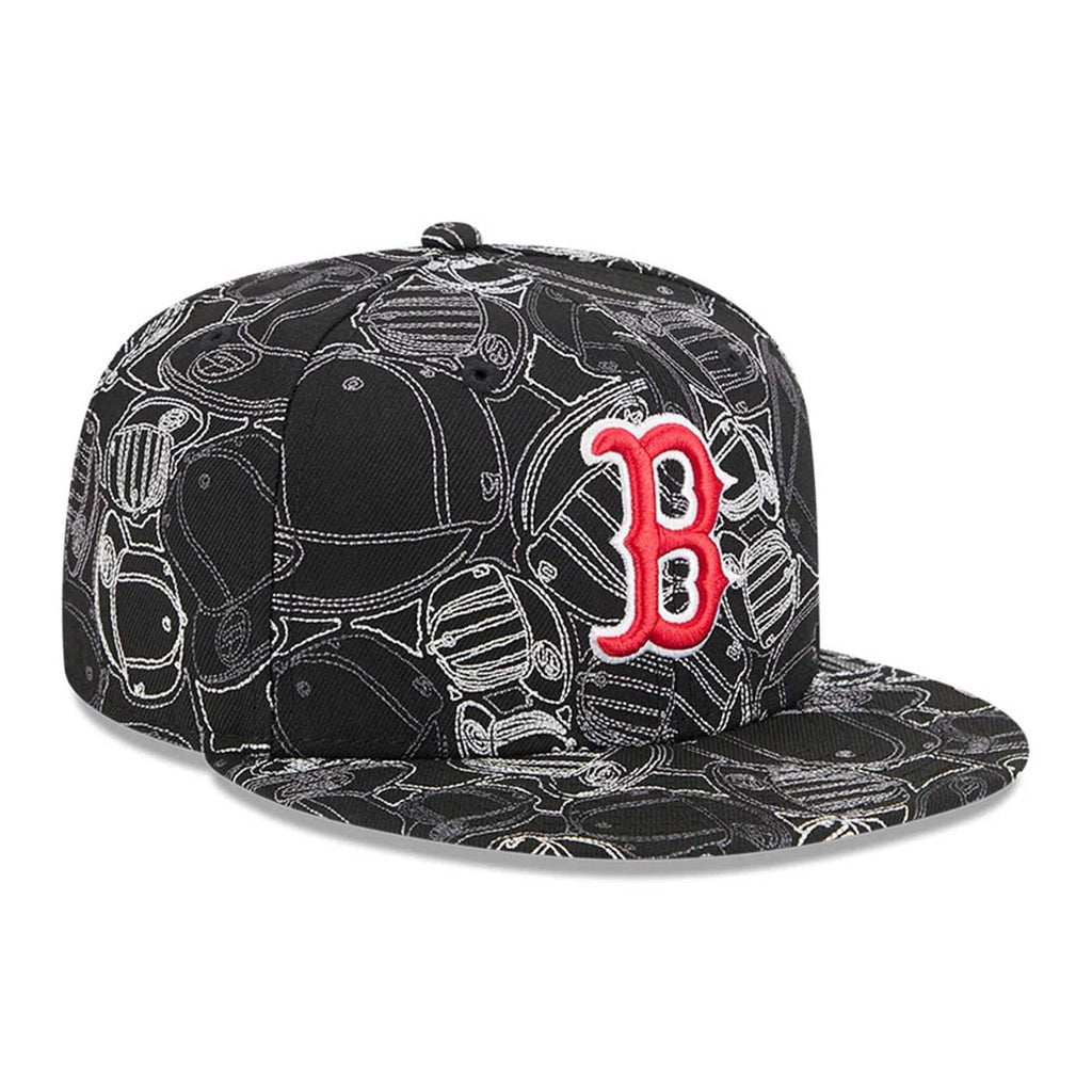 Boston Red Sox MLB Cap Scramble Black 59FIFTY Fitted Cap