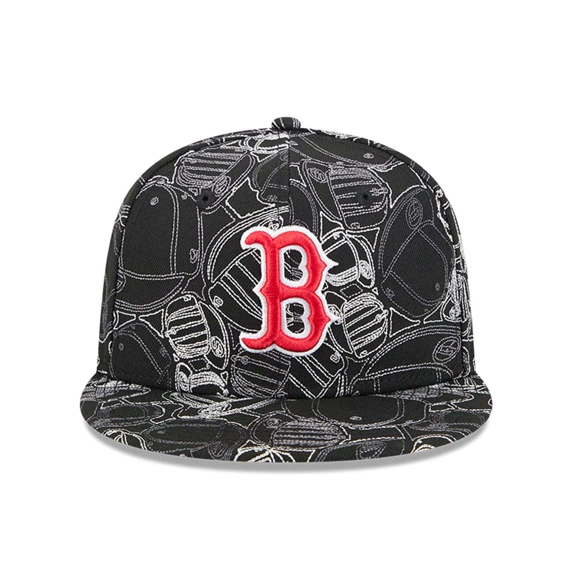 Boston Red Sox MLB Cap Scramble Black 59FIFTY Fitted Cap