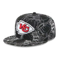 Kansas City Chiefs NFL Cap Scramble Black 59FIFTY Fitted Cap