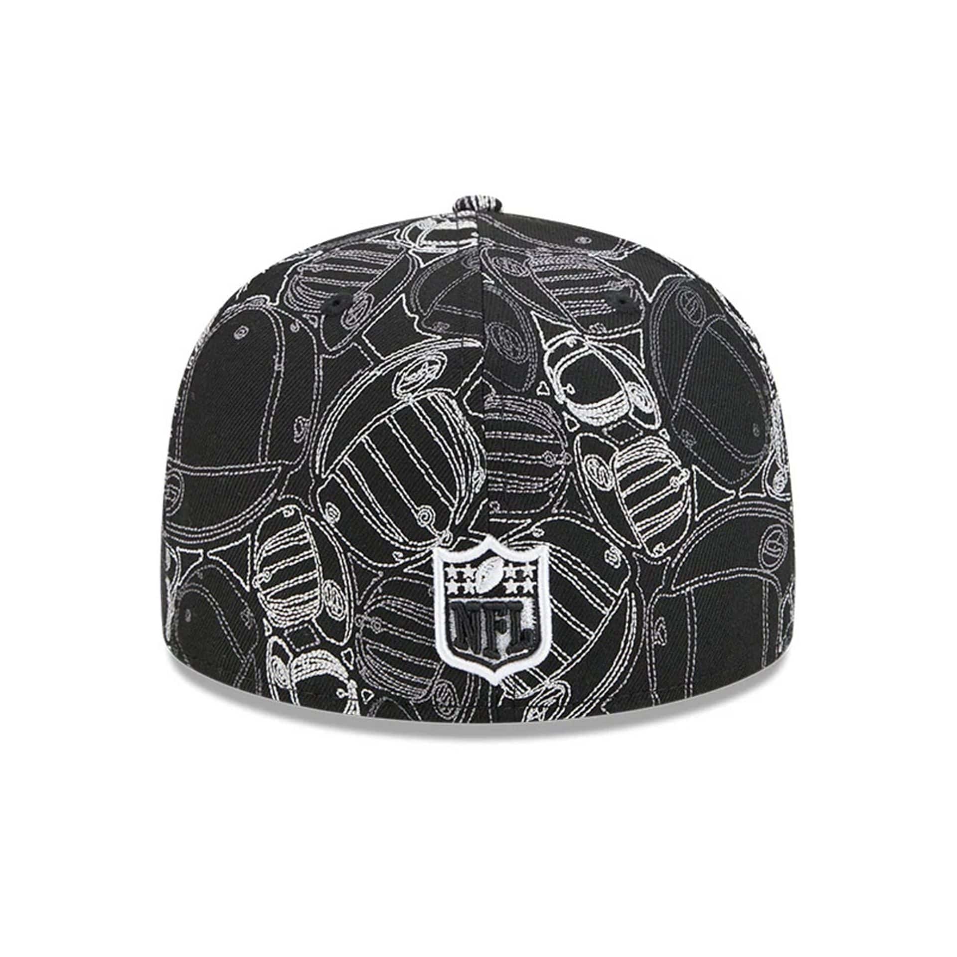 Kansas City Chiefs NFL Cap Scramble Black 59FIFTY Fitted Cap