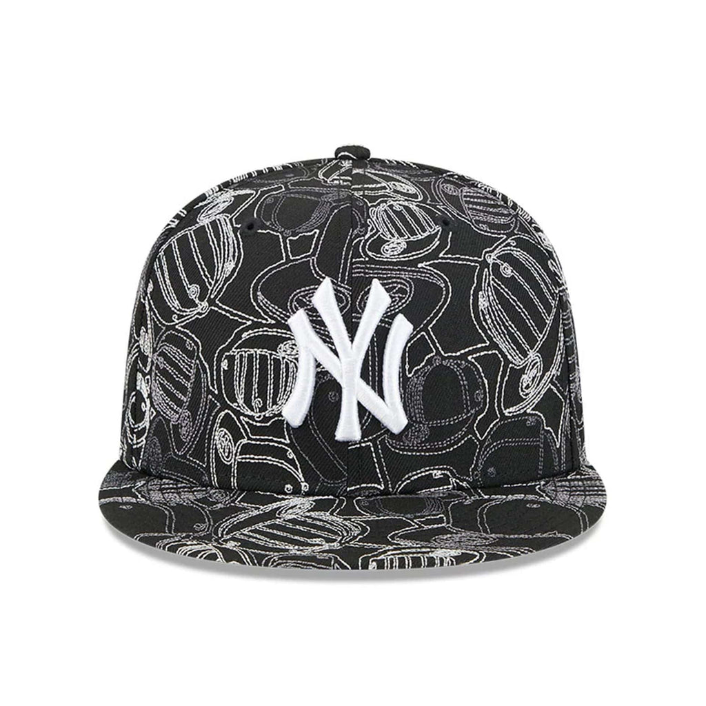 New York Yankees MLB Cap Scramble Black 59FIFTY Fitted Cap