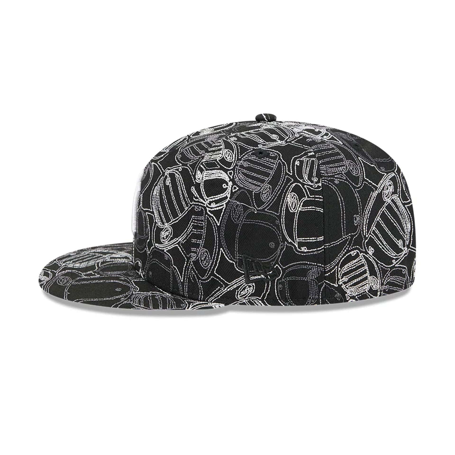New York Yankees MLB Cap Scramble Black 59FIFTY Fitted Cap