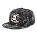 Anaheim Ducks NHL Cap Scramble Black 59FIFTY Fitted Cap