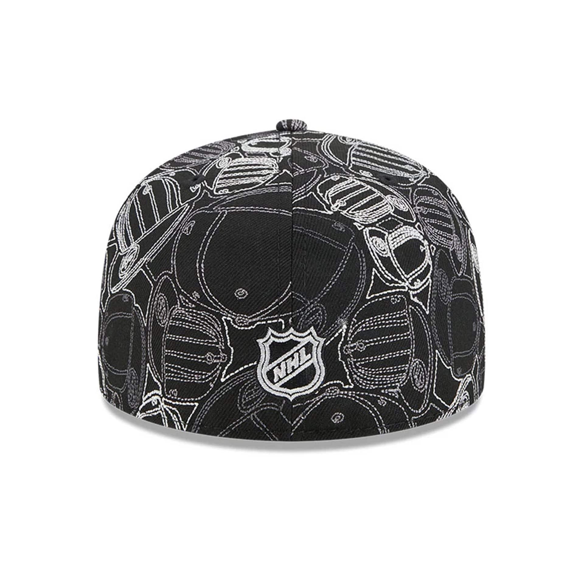 Anaheim Ducks NHL Cap Scramble Black 59FIFTY Fitted Cap