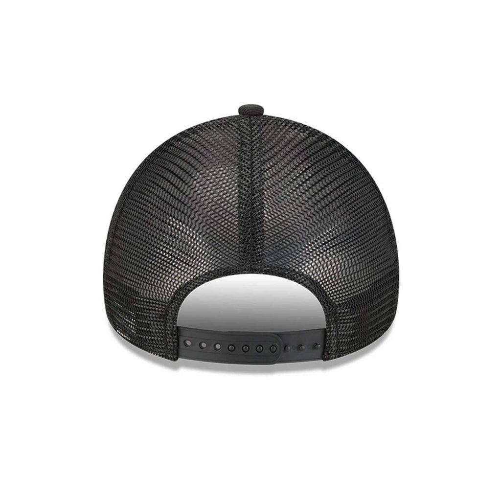 Atlanta Braves MLB Novelty Check Black 9FORTY A-Frame Adjustable Cap