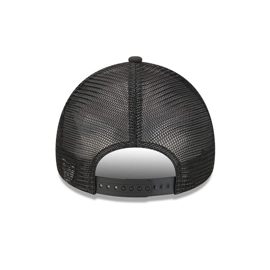 LA Dodgers MLB Novelty Check Black 9FORTY A-Frame Adjustable Cap