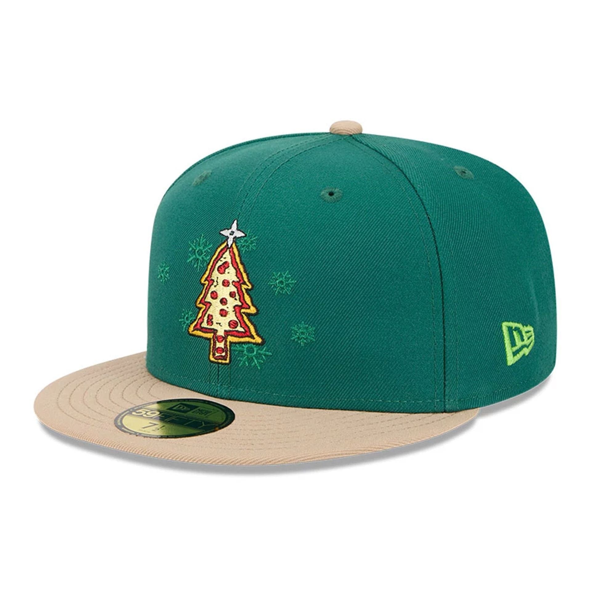 Teenage Mutant Ninja Turtles Pizza Tree Green 59FIFTY Fitted Cap